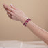Magenta Agate | Silver | Gemstone Wrap
